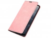 Just in Case Slim Wallet Case Roze - Nokia G60 hoesje