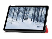 Just in Case Smart Folio Stand Case Rood - Nokia T21 Hoesje