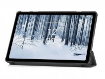 Just in Case Smart Folio Stand Case Zwart - Nokia T21 Hoesje