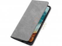Just in Case Magnetic BookCase Grijs - Nokia X10/X20 hoesje