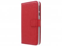 Book Case Wallet Mapje Rood - Nokia 1 Plus hoesje