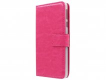 Book Case Wallet Mapje Roze - Nokia 1 Plus hoesje