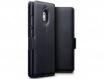 CaseBoutique SlimFit Zwart Leer - Nokia 2.1 hoesje