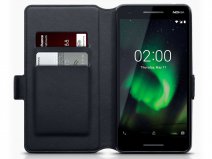 CaseBoutique SlimFit Bookcase Carbon - Nokia 2.1 hoesje