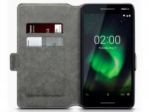 CaseBoutique SlimFit Bookcase Grijs - Nokia 2.1 hoesje