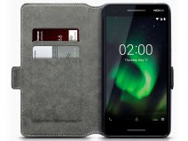 CaseBoutique SlimFit Bookcase Zwart - Nokia 2.1 hoesje