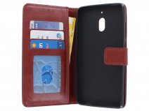 Bookcase Wallet Bruin - Nokia 2.1 hoesje