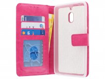 Bookcase Wallet Roze - Nokia 2.1 hoesje