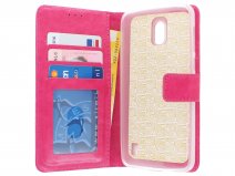 Bookcase Wallet Roze - Nokia 2 hoesje