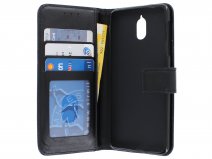 Bookcase Wallet Zwart - Nokia 3.1 hoesje