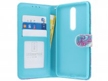 Mandala Bookcase Mapje - Nokia 3.1 Plus hoesje