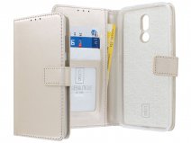 Book Case Wallet Mapje Goud - Nokia 3.2 hoesje