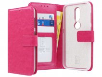 Book Case Wallet Mapje Roze - Nokia 4.2 hoesje