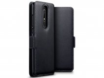CaseBoutique SlimFit Zwart Leer - Nokia 5.1 hoesje