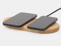 Oakywood Dual Slim Charging Pad Oak - Draadloze Oplader van Hout