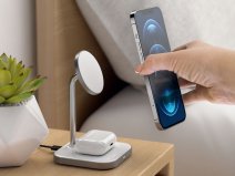 Satechi Aluminum 2-in-1 Magnetic Wireless Charging Stand