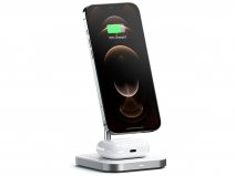 Satechi Aluminum 2-in-1 Magnetic Wireless Charging Stand