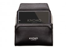 Knomo Opvouwbare Reislader USB Oplader met Leren Tasje