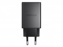 Nomad 40W GaN Slim Wall Charger USB-C Adapter Oplader - Zwart