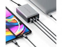 Satechi 100W USB-C PD Compact GaN Charger - Oplader met 3 Aansluitingen