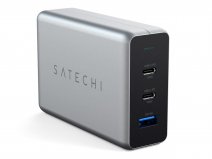 Satechi 100W USB-C PD Compact GaN Charger - Oplader met 3 Aansluitingen