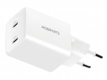 Mobiparts 35W GaN Wall Charger - Oplader met 2 x USB-C