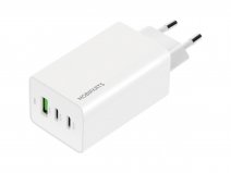 Mobiparts 65W GaN Wall Charger - Oplader met 2 x USB-C/1x USB-A