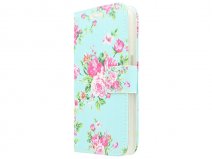 Flower Book Case Hoesje voor Samsung Galaxy Core 2