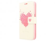 Love Sideflip Wallet Case Hoesje voor Samsung Galaxy Core 2
