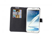 Polka Dot Kunstleren Stand Case voor Samsung Galaxy Note 2 (N7100)
