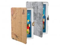 Antique World Stand Case Hoes Cover voor Samsung Galaxy Tab 2 10.1