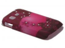 Crystals ''Big Hearts'' Case Samsung Galaxy Pocket (S5300)