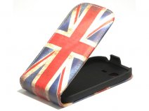 Great Brittain Vintage Flip Case voor Samsung Galaxy Pocket (S5300)