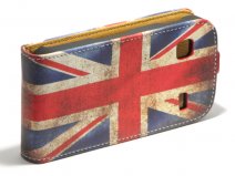 Great Brittain Vintage Flip Case voor Samsung Galaxy Gio (S5660)