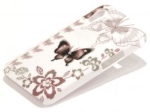 Crystals Sepia Butterflies Case Samsung Galaxy Ace S5830