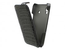Croco Slimline Flipcase - Samsung Galaxy Ace S5830 Hoesje