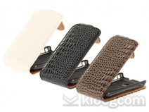 Luxury Croco Flip Case voor Samsung Galaxy Mini 2