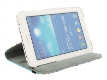Aztec Draaibare Case - Hoes voor Samsung Galaxy Tab 3 Lite