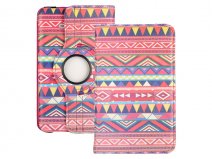 Aztec Roterende Case - Hoes voor Samsung Galaxy Tab 3 Lite
