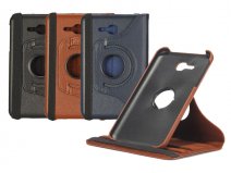 Classic Leather Swivel Case - Hoes voor Samsung Galaxy Tab 3 7.0 Lite