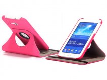 Color Canvas Swivel Case - Hoes voor Samsung Galaxy Tab 3 7.0 Lite