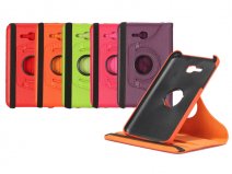 Color Leather Swivel Case - Hoes voor Samsung Galaxy Tab 3 7.0 Lite