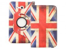 Vintage GB Draaibare Case - Hoes voor Samsung Galaxy Tab 3 Lite