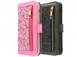Black Sparkle Bookcase - Samsung Galaxy A3 2017 hoesje