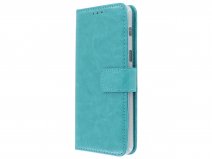 Bookcase Turquoise - Samsung Galaxy A8 2018 hoesje