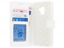 Bookcase Wallet Wit - Samsung Galaxy A8 2018 hoesje
