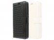 Croco Bookcase - Samsung Galaxy J3 2016 hoesje