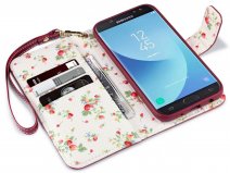 CaseBoutique Flower Book - Samsung Galaxy J5 2017 hoesje