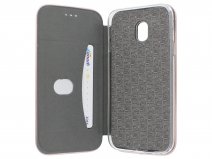 Elegance Slim Bookcase Rosé - Galaxy J5 2017 hoesje