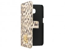 Guess Leopard Folio - Samsung Galaxy S6 hoesje